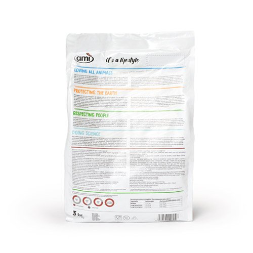 Ami Dog Vegetarian (Vegan) Food 3kg- Medium & Large Breeds