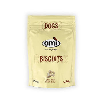 Ami Vegetarian (Vegan) Dog Cookies 500g ~ Vanilla