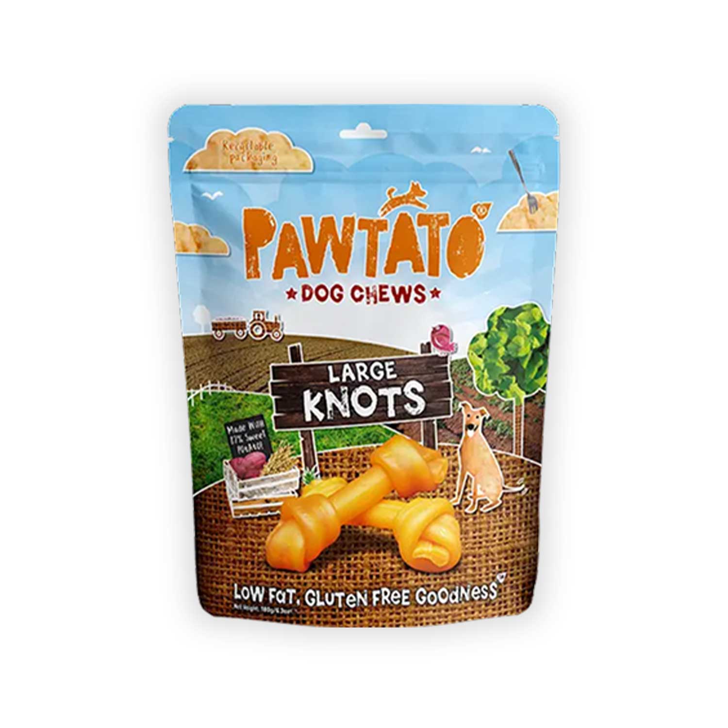 Benevo Pawtato Knots Large 180g