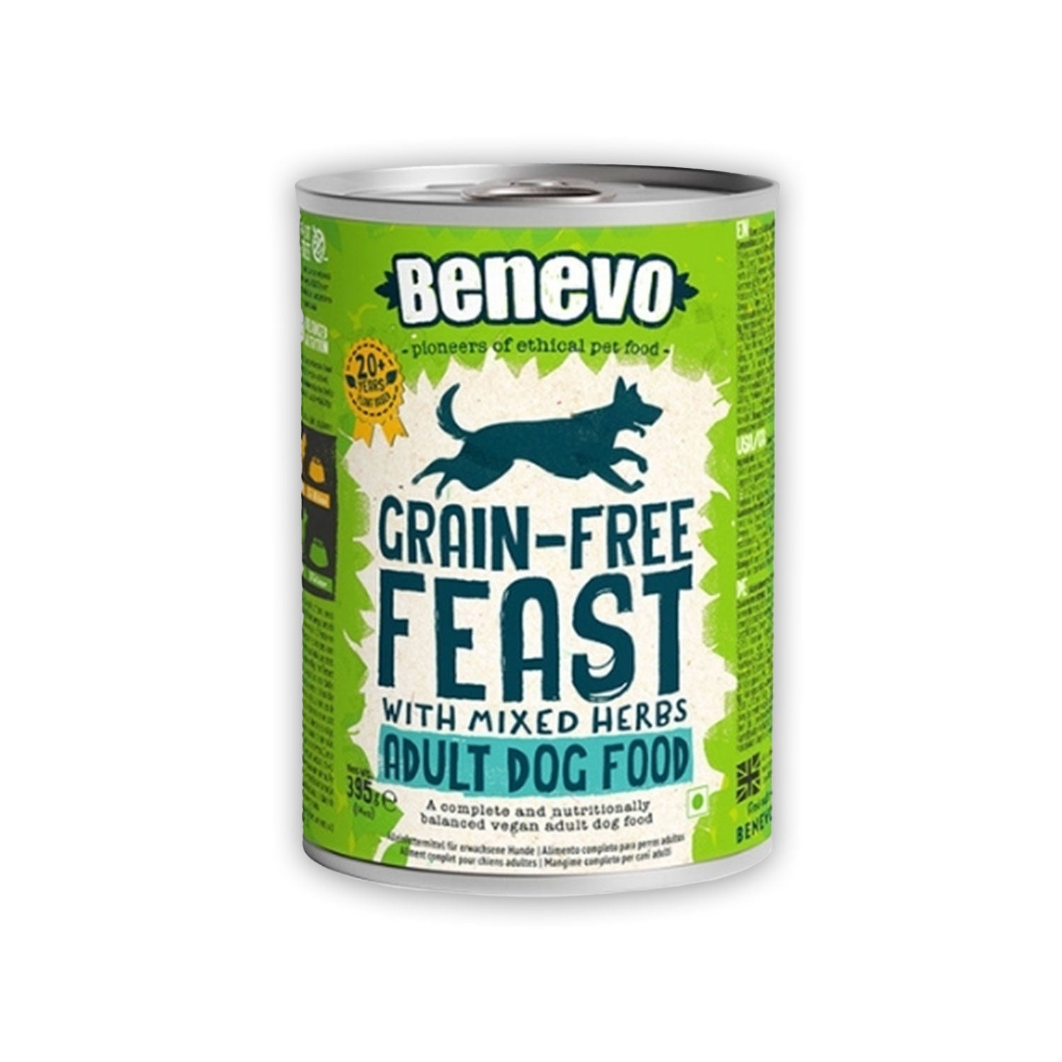 Benevo Grain Free Vegan Feast with Mixed Herbs 395g